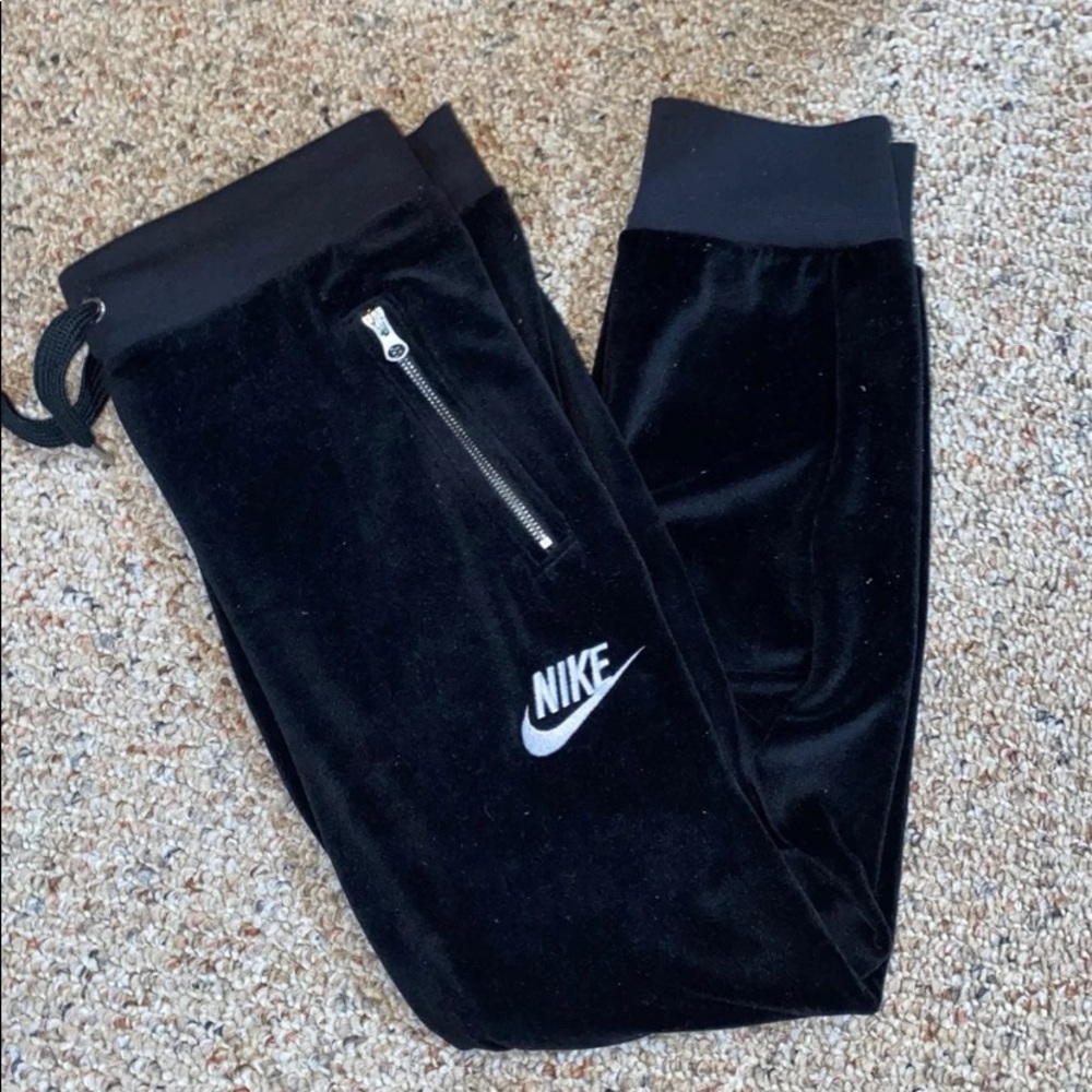 Nike velour sweatpants